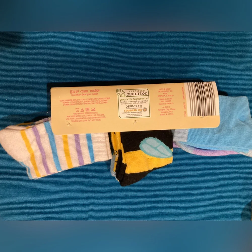 Lily & Dan Baby Crew Socks 6 pack